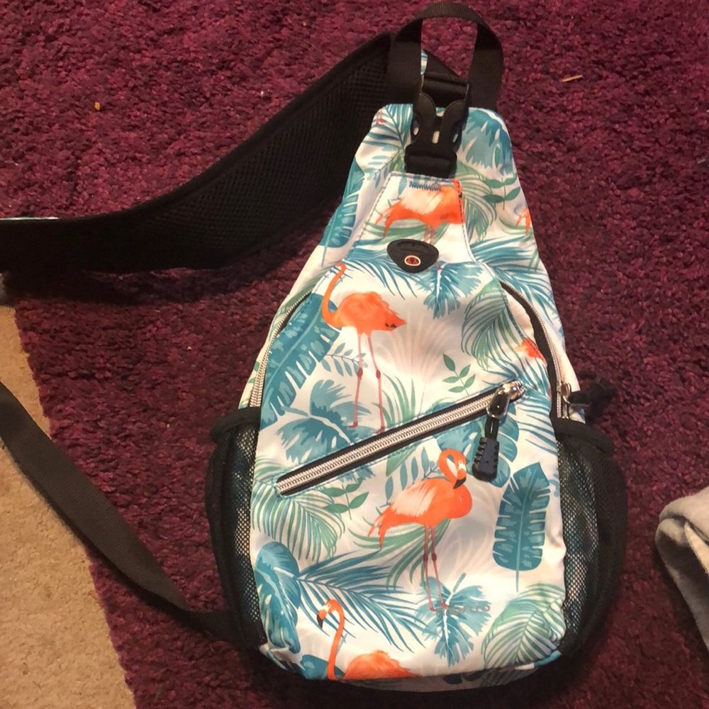 Over the shoulder backpack